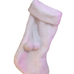 Luxurious Pink Holiday Stocking